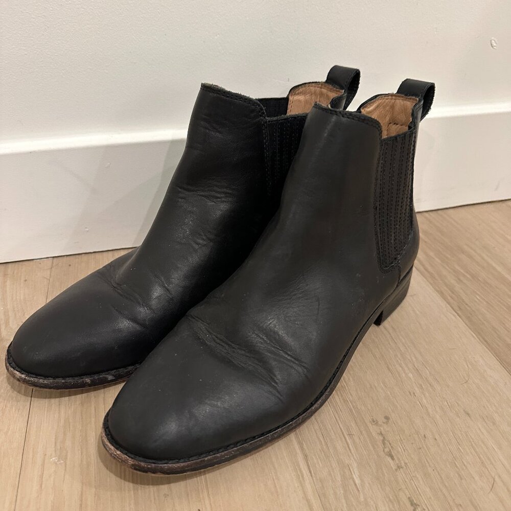 Madewell Leather Chelsea Boots